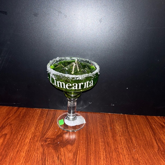 Limearita Green Margarita Glass Candle